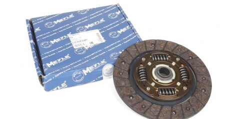 Диск сцепления VW PASSAT 1,6 96-00 AUDI 80-100-A4-A6 1,6-1,8-1,9TD 86-97 MEYLE 117 210 2301