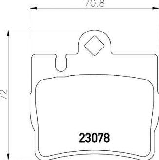 Колодки гальмівні дискові MINTEX MDB2071