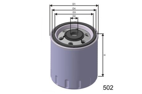 Фiльтр паливний MISFAT M321