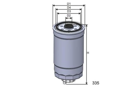 Фільтр паливний MISFAT M351