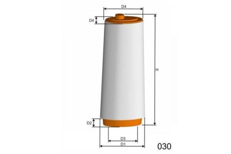 Фільтр повітряний MISFAT R353