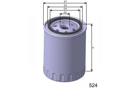 Фільтр масла MISFAT Z297