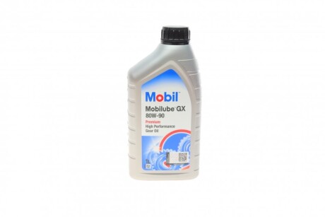 Олива трансміс. Mobilube GX 80W-90 API GL-4 (Каністра 1л) MOBIL 142116