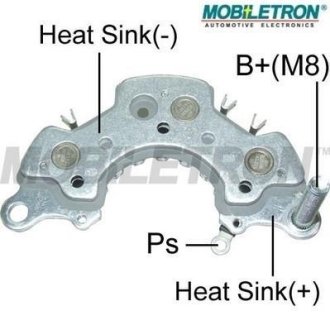 Діодний міст генератора MOBILETRON RH-122