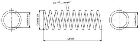 Пружина підвіски MONROE SP0415