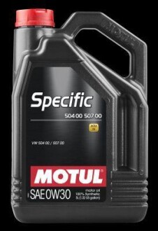 Моторна олива SPECIFIC 504 00 507 00 SAE 0W30 (5L) 838651 MOTUL 107050