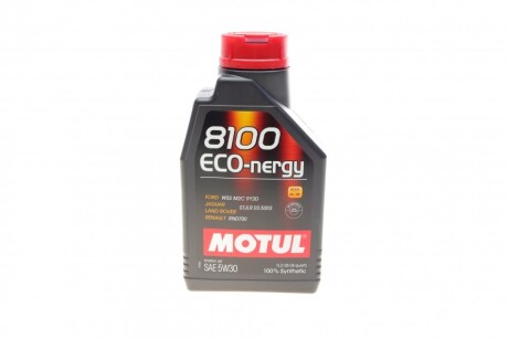 Олива 5W30 ECO-nergy 8100 (1L) (WSS M2C 913D/RN0700/STJLR.03.5003) (102782) MOTUL 812301