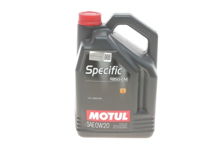 Олива двигуна 5L Specific RBS0-2AE (Volvo) 0W20 MOTUL 867451