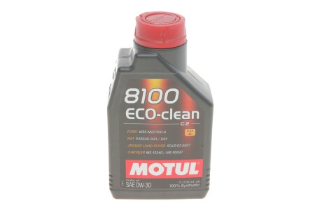 Олива моторна 8100 Eco-Clean 0W-30, 1л. MOTUL 868011