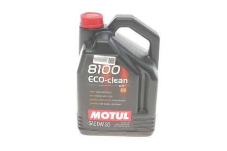 Олива моторна 8100 Eco-Clean 0W-30, 5л. MOTUL 868051