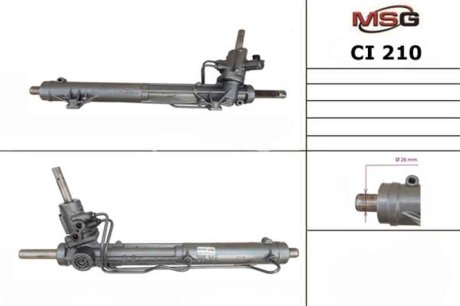 Рульова рейка з ГПК відновлена CITROEN C5 2001-2004 MSG CI210R