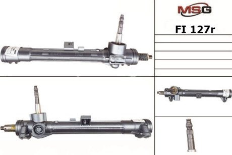 Рульова рейка без ГПК відновлена FIAT PUNTO (188) 99-,PUNTO Van (188AX) 00-09 MSG FI127R