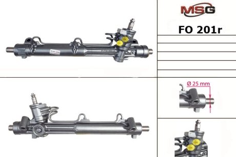 Рульова рейка з ГПК відновлена FORD COUGAR (EC_) 98-01,MONDEO I (GBP) 93-96,MONDEO I (GBP) 93-96 MSG FO201R (фото 1)