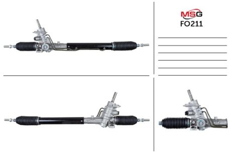 Рульова рейка з ГПК нова VW Sharan 95-10, Ford Galaxy 94-06, SEAT Alhambra 96-10 MSG FO211