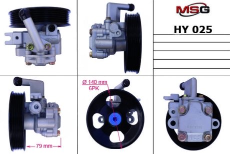 Насос ГПК новий HYUNDAI GRANDEUR 06-,SANTA FE II 06- MSG HY025