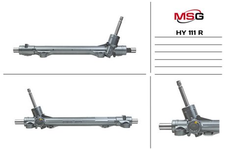 Рульова рейка без ГПК відновлена Hyundai i-30 12-17, Kia Cerato 12-18, Kia Ceed 12-19 MSG HY111R