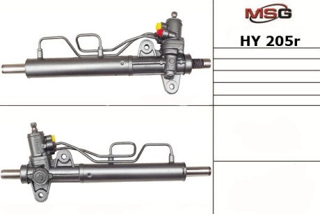 Рульова рейка з ГПК відновлена Kia Cerato 04-08 MSG HY205R