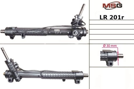 Рульова рейка з ГПК відновлена LAND ROVER DISCOVERY III (TAA) 04-09,DISCOVERY IV (LA) 09- MSG LR201R