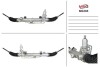 Рульова рейка з ГПК нова Mercedes-Benz SLK R171 04-11, Mercedes-Benz CLK W209 02-10, Mercedes-Benz C-Class W203 00-07 MSG ME204 (фото 1)