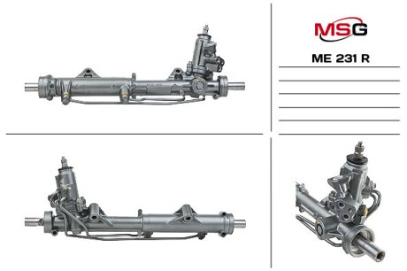 Рульова рейка з ГПК відновлена Mercedes-Benz C-Class W204 07-14, Mercedes-Benz CLK W209 02-10 MSG ME231R