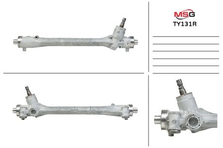 Рульова рейка без ГПК відновлена TOYOTA PRIUS (ZVW3_) 09- MSG TY131R