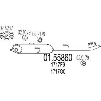 Резонатор MTS 0155860