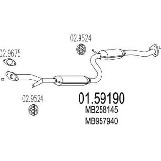 Резонатор MTS 0159190