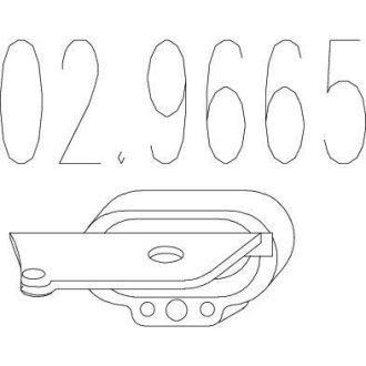 Гумовий елемент кріплення MTS 02.9665