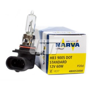 Лампа розжарювання HB3 12V 60W P20D NARVA 48005