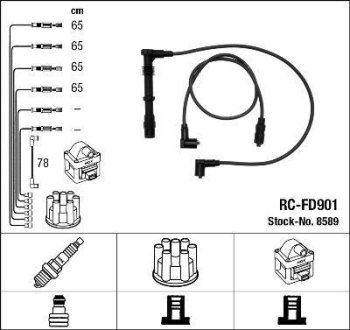 Кабель запалювання NGK RC-FD901