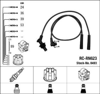 Дроти запалювання NGK RCRN623