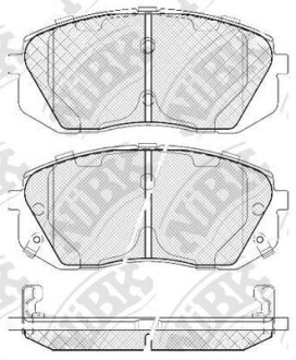 Колодки гальм. NiBK PN0052