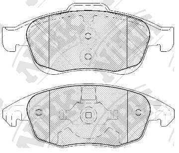Колодки передние NiBK PN0471