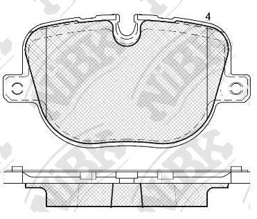 Колодки задние Range Rover Sport NiBK PN0566