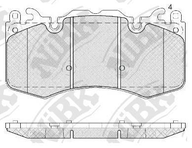 Колодки передние Range Rover, Defender NEW NiBK PN0567