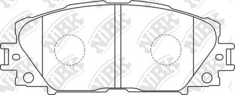 КОЛОДКИ ГАЛЬМ. NiBK PN1508