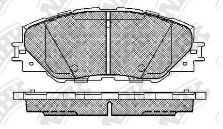 Колодки гальм. NiBK PN1530