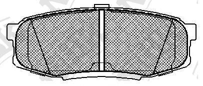 Колодки тормозные (без датчика) NiBK PN1542