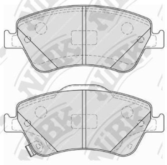 Колодки тормозные (без датчика) NiBK PN1835
