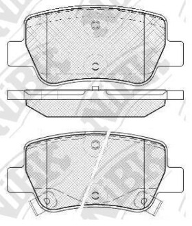Колодки гальм. NiBK PN1838