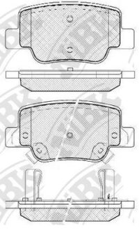 Колодки гальм. NiBK PN1842