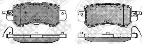 Колодки тормозные NiBK PN25001