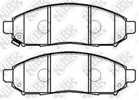 Колодки тормозные NiBK PN2517