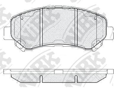 КОЛОДКИ ГАЛЬМ. NiBK PN2801