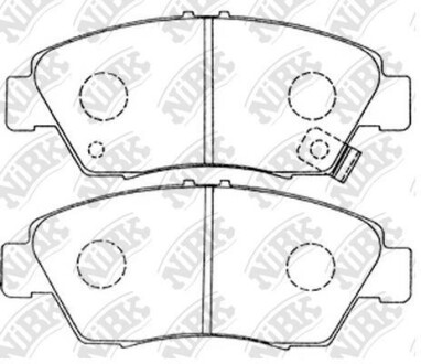 Колодки гальм. NiBK PN8264