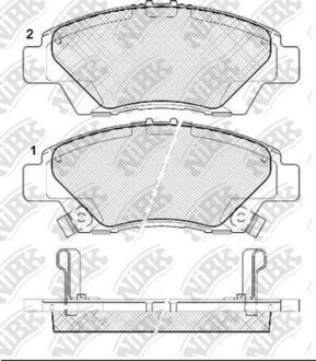 КОЛОДКИ ГАЛЬМ. NiBK PN8868 (фото 1)