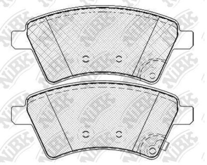 Колодки гальм. NiBK PN9803