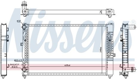 Радіатор NISSENS 60491