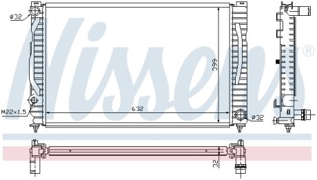 Радіатор NISSENS 60496