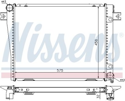 Радіатор NISSENS 60602A